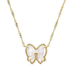 Kendra Scott Haley Bow - Gold Ivory Reversible Necklace - Jessi Jayne Boutique