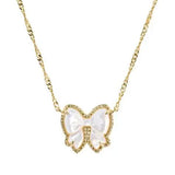 Kendra Scott Haley Bow - Gold Ivory Reversible Necklace - Jessi Jayne Boutique