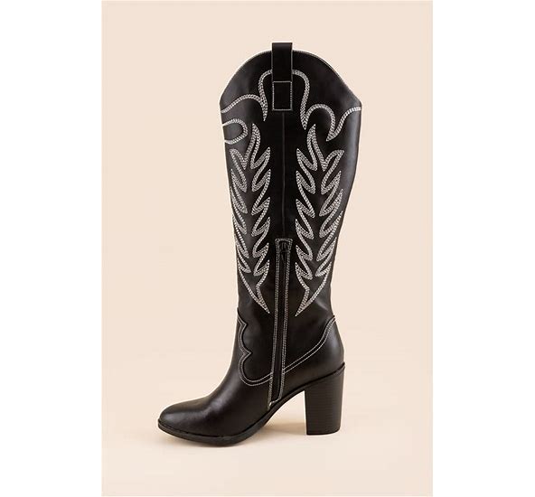 Mia Dakota Black Western Boots - Jessi Jayne Boutique