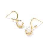 Kendra Scott Tomon Ivory MOP Huggie Earrings - Jessi Jayne Boutique