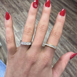 Starlight Baguette Band Ring (Silver & Gold) - Jessi Jayne Boutique