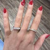 Starlight Baguette Band Ring (Silver & Gold) - Jessi Jayne Boutique