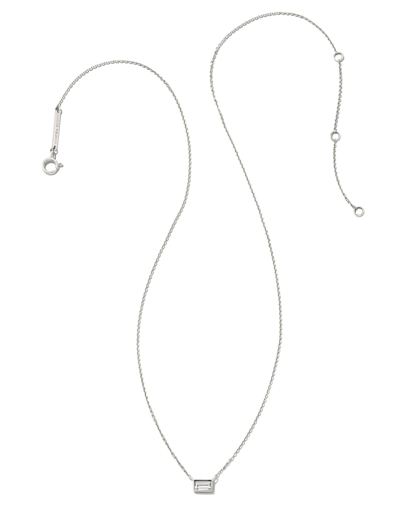Kendra Scott Fine Jewelry 14K White Gold White Diamond Necklace - Jessi Jayne Boutique