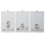 Holiday Candy Jar Printed Tea Towel