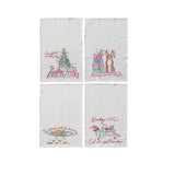 Holiday Waffle Weave Printed Tea Towel