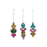 5"H Mercury Glass Finial Ornament - Jessi Jayne Boutique