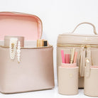 Hollis Mini Makeup Bag with Brush Container - Jessi Jayne Boutique