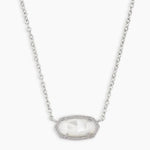 Elisa Silver Mother of Pearl Kendra Scott Necklace - Jessi Jayne Boutique