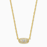Grayson Gold Pendent Crystal Kendra Scott Necklace - Jessi Jayne Boutique