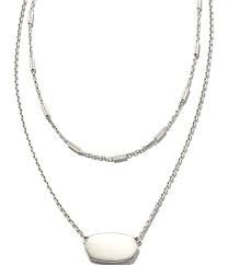 Kendra Scott Elisa Multi Strand Necklace Sterling Silver - Jessi Jayne Boutique