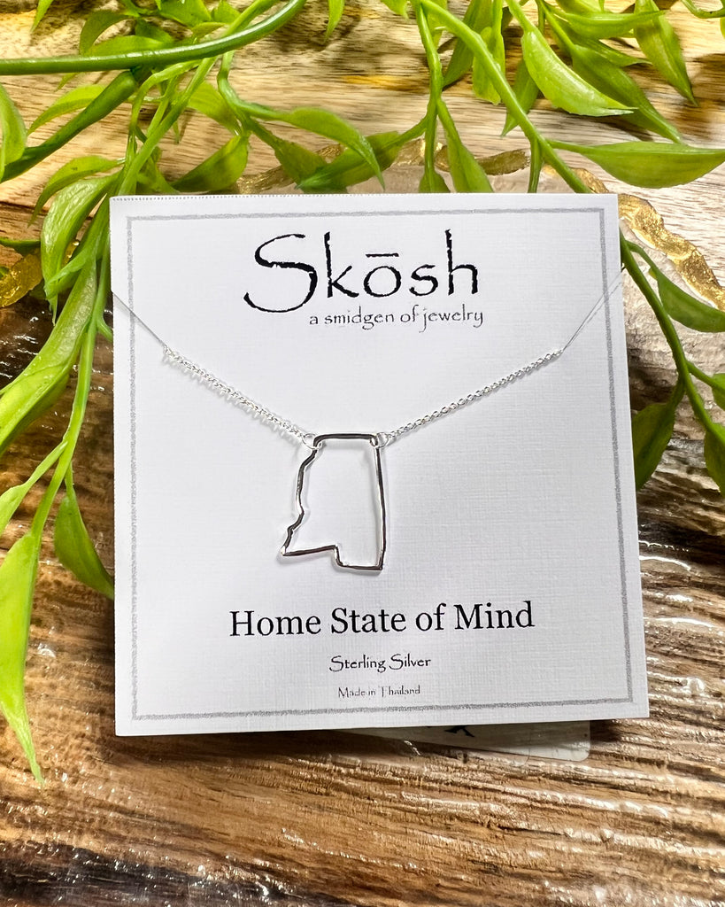 SKOSH Home State of Mind Sterling Silver Necklace - Jessi Jayne Boutique