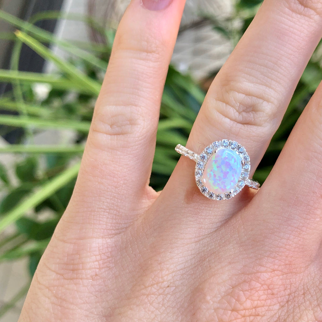 Opal Irresistance Rings Size 6,7,8 - Jessi Jayne Boutique