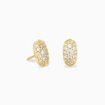 Grayson Gold Crystal Kendra Scott Stud Earrings - Jessi Jayne Boutique