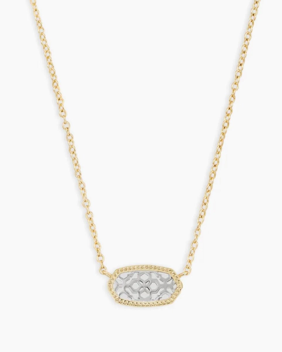 Elisa Filigree Mix Metal Kendra Scott Necklace - Jessi Jayne Boutique