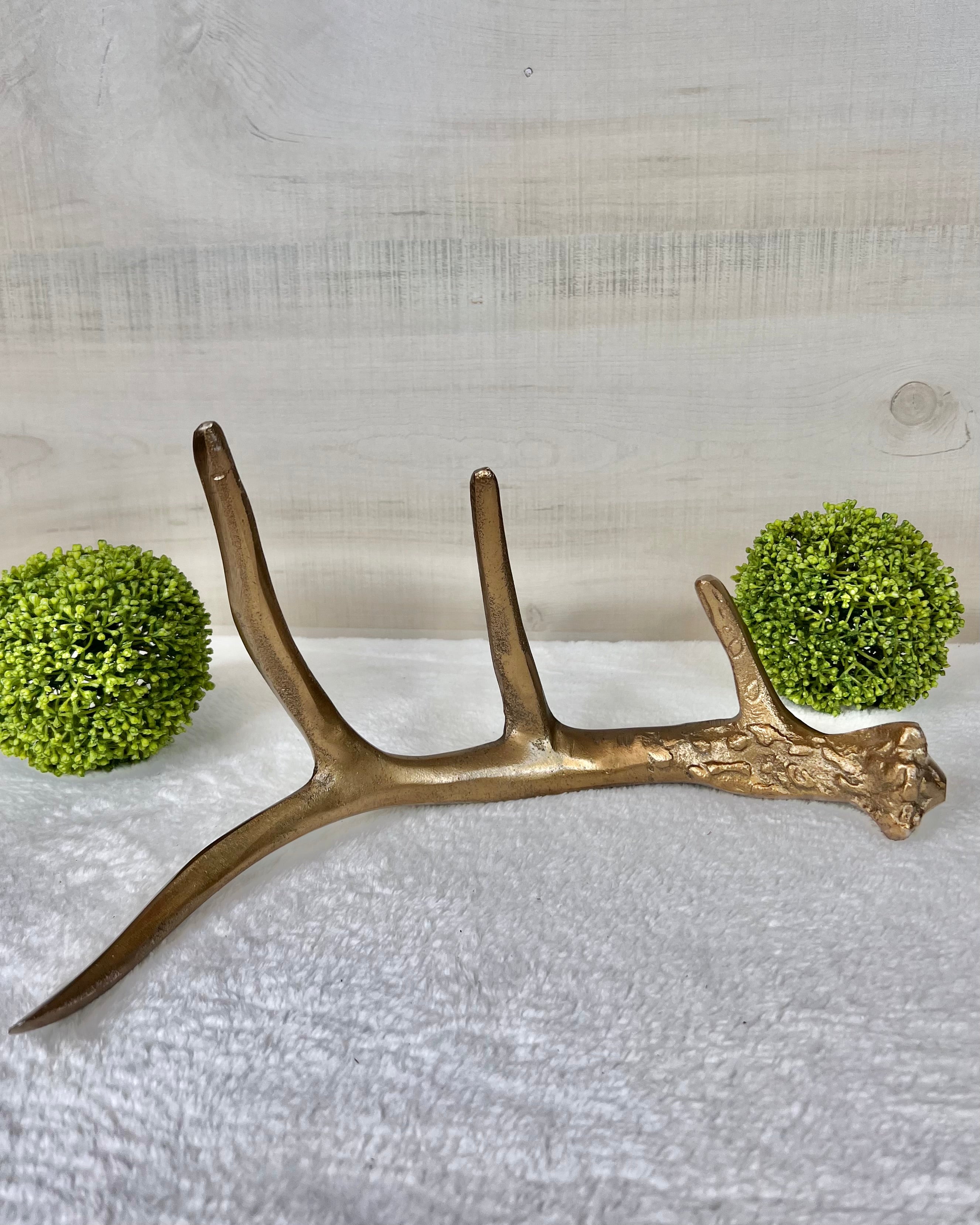 Aluminum Antler Decor, Gold Finish – Jessi Jayne Boutique