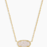 Kendra Scott Elisa Gold Iridescent Drusy Necklace - Jessi Jayne Boutique