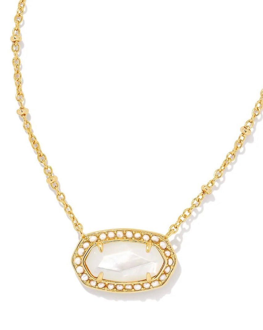 Pearl Beaded Elton Gold Kendra Scott Necklace - Jessi Jayne Boutique