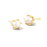 Kendra Scott Ashton Gold Pearl Stud Earrings - Jessi Jayne Boutique