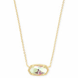 Kendra Scott Elisa Gold Dichroic Glass Necklace - Jessi Jayne Boutique