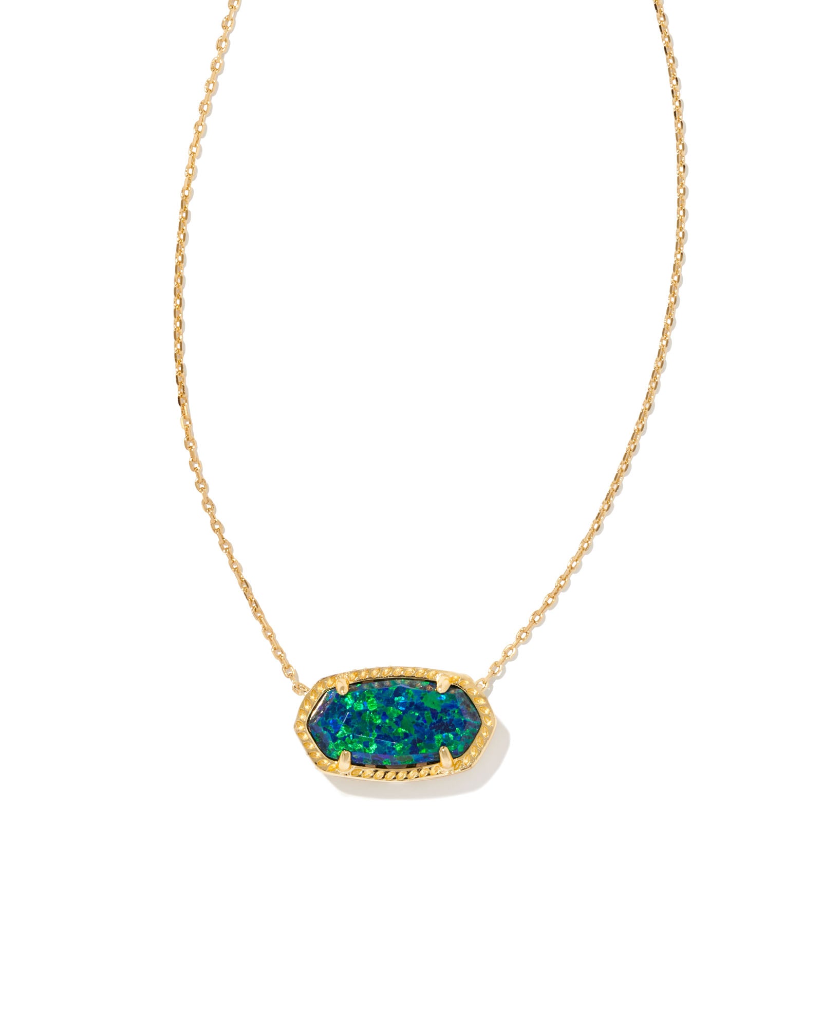 Elisa Gold Night Opal Necklace - Jessi Jayne Boutique