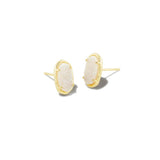 Kendra Scott Grayson Gold iridescent Drusy Stud Earrings - Jessi Jayne Boutique