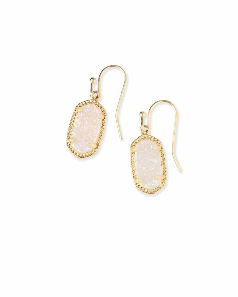 Kendra Scott Gold Iridescent Drusy Lee Earrings - Jessi Jayne Boutique