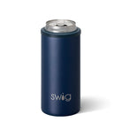 Swig 12oz Skinny Can Cooler Solid (Black & Navy) - Jessi Jayne Boutique