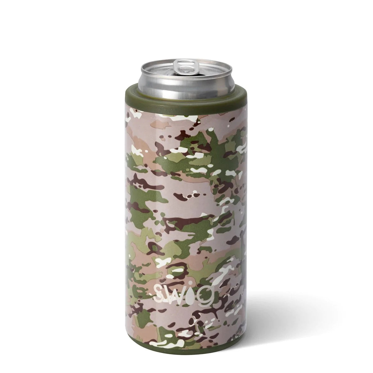 Swig 12oz Skinny Can Cooler (Walnut, Grey Camo, Duty Calls) - Jessi Jayne Boutique